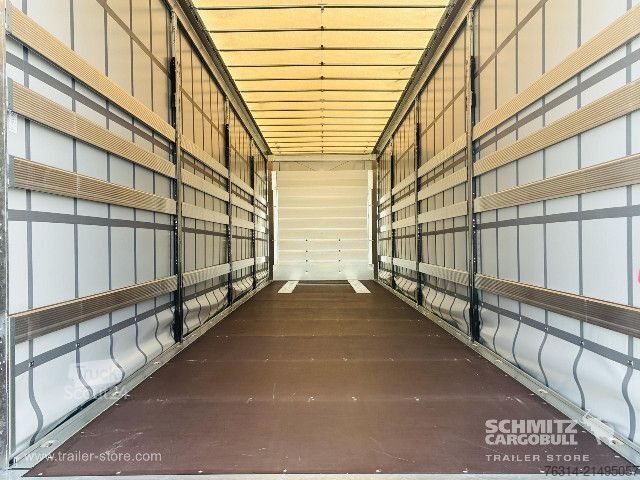 Open semitrailer with tarp Schmitz Cargobull Curtainsider Mega Getränke