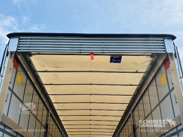 Open semitrailer with tarp Schmitz Cargobull Curtainsider Mega Getränke