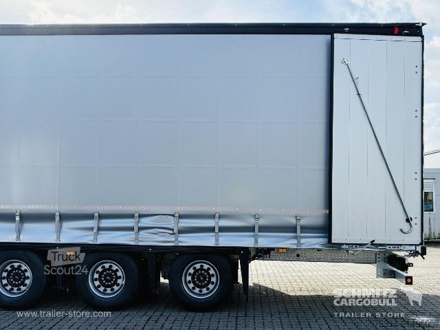 Open semitrailer with tarp Schmitz Cargobull Curtainsider Mega Getränke