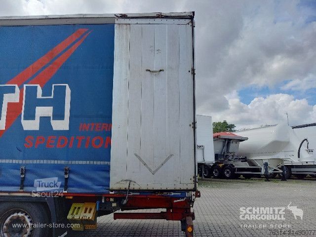 Auflieger mit Pritsche & Plane Krone Curtainsider Standard Staplerhalterung
