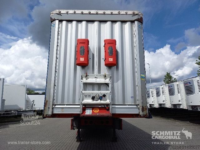 Auflieger mit Pritsche & Plane Krone Curtainsider Standard Staplerhalterung