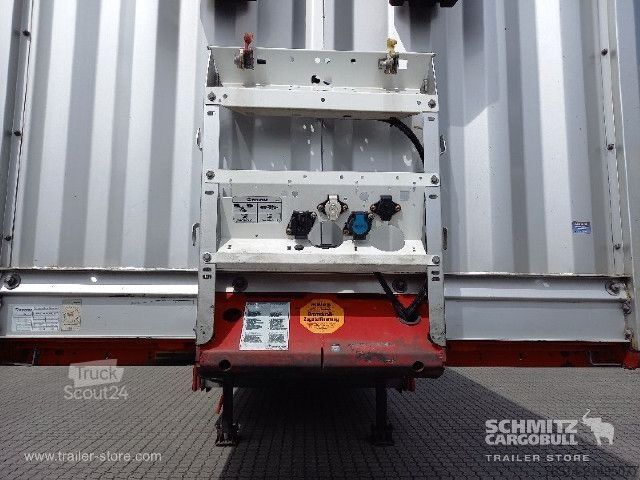 Auflieger mit Pritsche & Plane Krone Curtainsider Standard Staplerhalterung