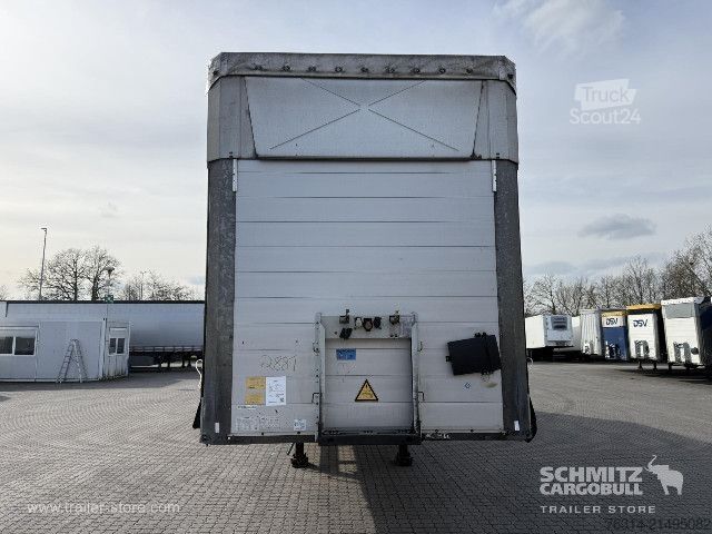 Open semitrailer with tarp Schmitz Cargobull Curtainsider Mega Getränke