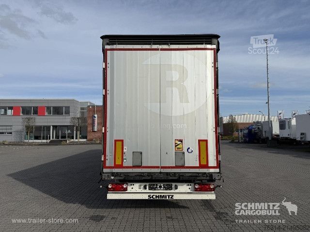 Open semitrailer with tarp Schmitz Cargobull Curtainsider Mega Getränke