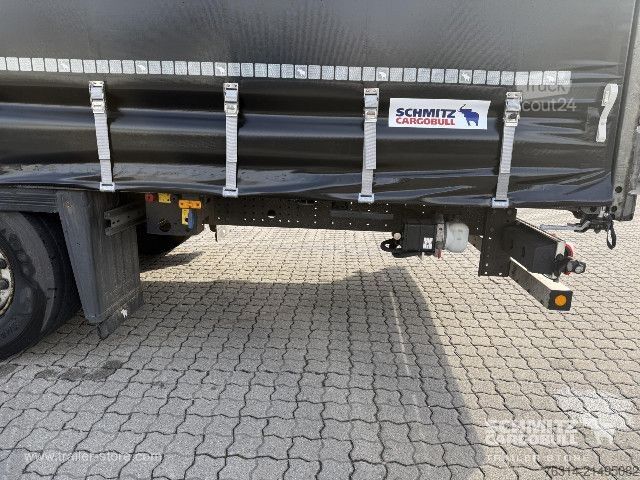 Open semitrailer with tarp Schmitz Cargobull Curtainsider Mega Getränke