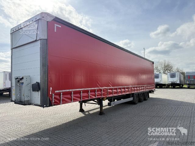 Open semitrailer with tarp Schmitz Cargobull Curtainsider Mega Getränke
