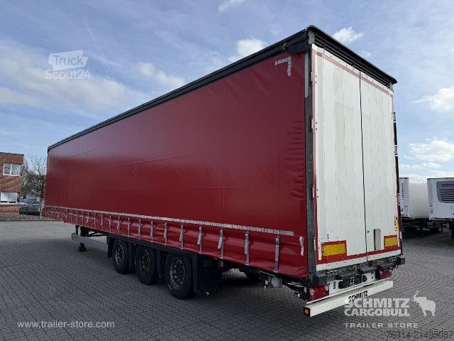 Open semitrailer with tarp Schmitz Cargobull Curtainsider Mega Getränke