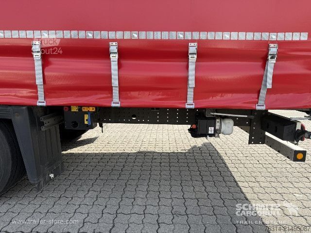 Open semitrailer with tarp Schmitz Cargobull Curtainsider Mega Getränke
