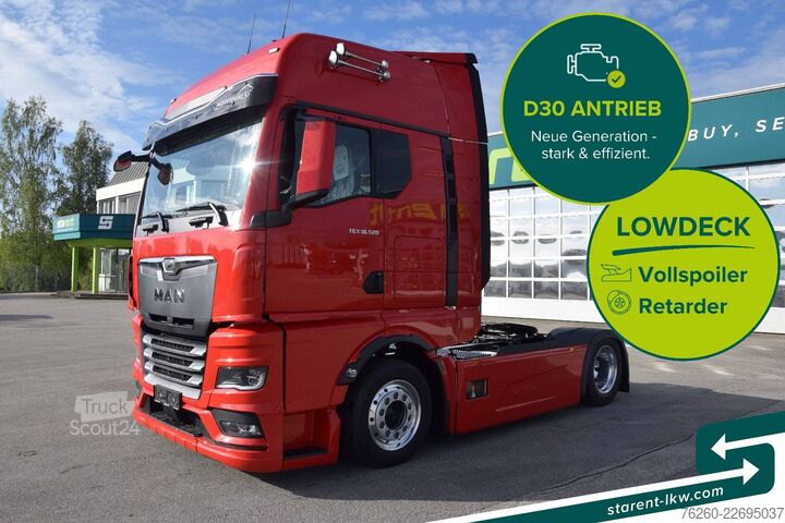 Prostorninska vlačilna enota MAN TGX 18.520 Low Deck D30 Retarder Standkl.  MIETE