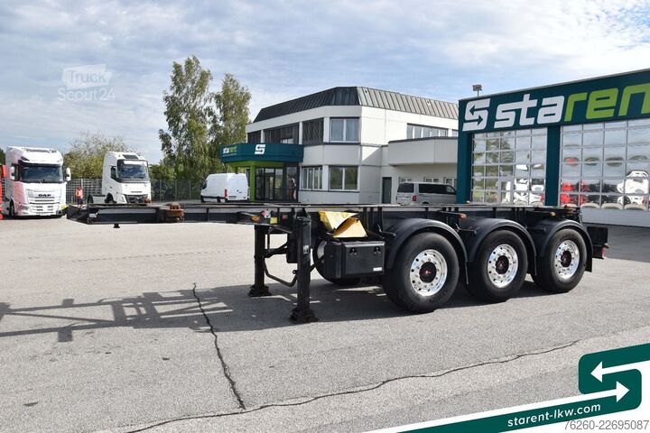Vekselpåbygg-semitrailer SCHWARZMÜLLER Tank - Containerchassis ADR ALU Liftachse SAF