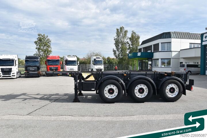 Vekselpåbygg-semitrailer SCHWARZMÜLLER Tank - Containerchassis ADR ALU Liftachse SAF