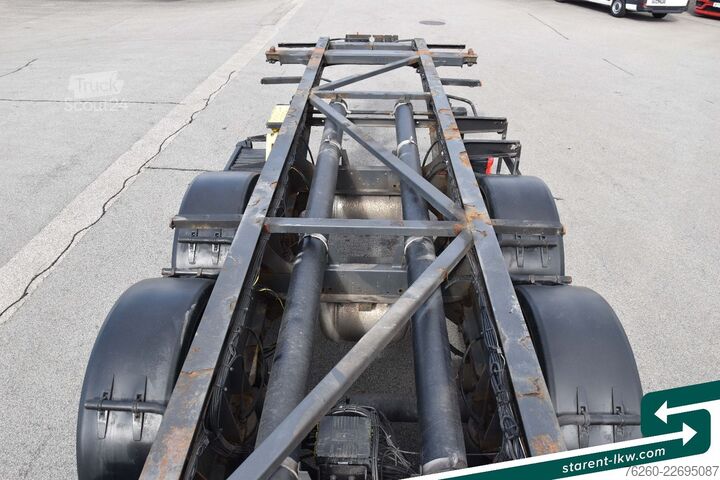 Vekselpåbygg-semitrailer SCHWARZMÜLLER Tank - Containerchassis ADR ALU Liftachse SAF
