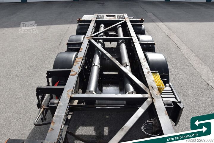 Vekselpåbygg-semitrailer SCHWARZMÜLLER Tank - Containerchassis ADR ALU Liftachse SAF