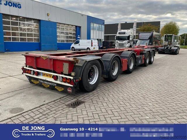 Transport av containrar Broshuis 2 Connect 5 AKCC / 5 Axles / 3x Steering / 3x L...