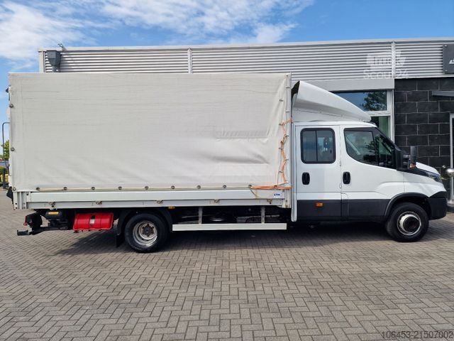 Aizkaru sānu furgons IVECO Daily  70 C 18 Doka/Werkstatt/Ladebordwand