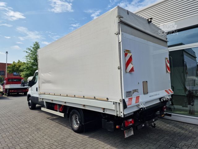 Aizkaru sānu furgons IVECO Daily  70 C 18 Doka/Werkstatt/Ladebordwand