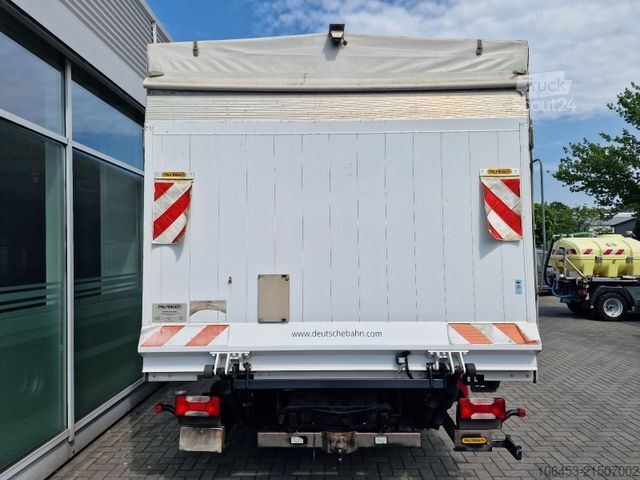 Aizkaru sānu furgons IVECO Daily  70 C 18 Doka/Werkstatt/Ladebordwand