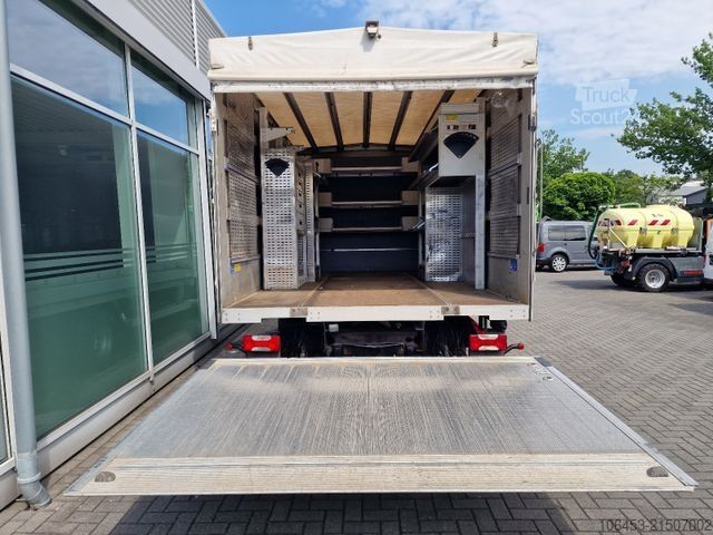 Aizkaru sānu furgons IVECO Daily  70 C 18 Doka/Werkstatt/Ladebordwand