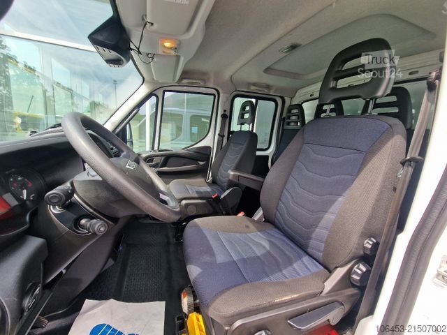 Aizkaru sānu furgons IVECO Daily  70 C 18 Doka/Werkstatt/Ladebordwand
