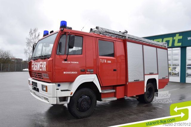 Tovorno vozilo za posebne namene STEYR 13S23 4x4 Feuerwehrauto, 2.000 Liter Wassertank