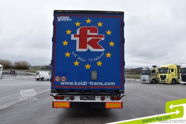 Open oplegger met zeil KÖGEL Light Palettenkasten E-Rad XL Zert. TÜV 01/27