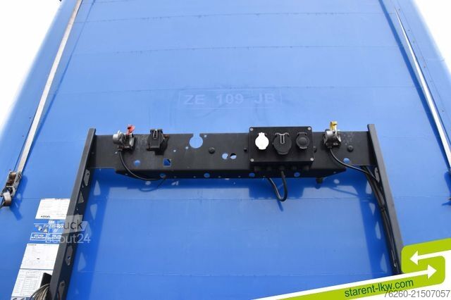 Open oplegger met zeil KÖGEL Light Palettenkasten E-Rad XL Zert. TÜV 01/27