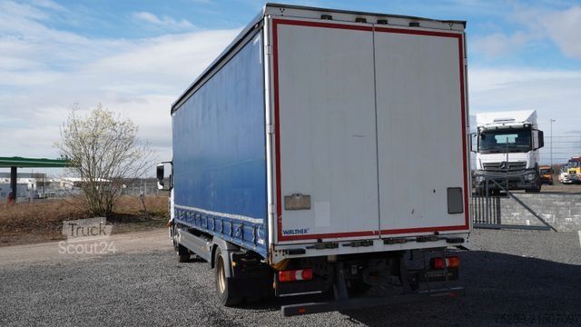 Avolavetta pressupeitolla MERCEDES-BENZ Atego 1630 Pritsche + Plane Steckrungen