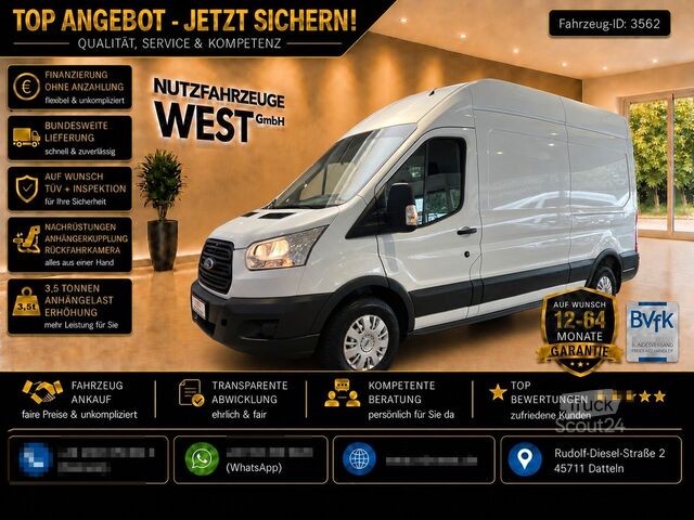 فان بسقف مرتفع FORD Transit TDCI L3-H3*Hoch+Lang*Garantie*Klima*AHK*
