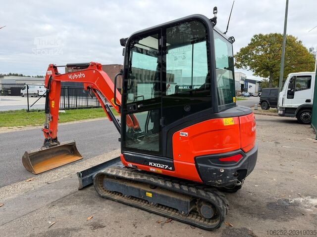 Miniterrassier Kubota KX027-4 HAMMER LINES - *1114h* - HYDR QUICKHITC...
