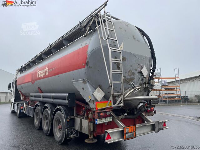 Semirreboque silo Feldbinder KIP 57.3 Kippsilo 57 m³ | Trommelbremse | 1 Kammer | 24V Bordhydraulik