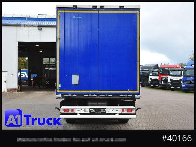 Öppen semitrailer med kapell KRONE Tautliner, Lenkachse, Coimulde, Ice Protect, TÜV 09/2026