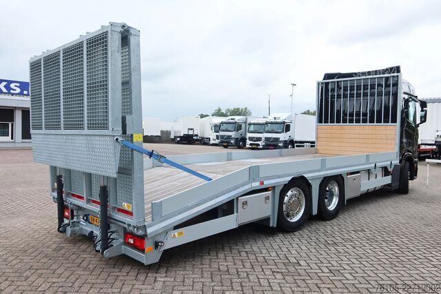 автомобиль-фургон для перевозки автомобилей Scania R500 Oprijvrachtwagen 6x2 Black_Line Stuur_Lift_AS