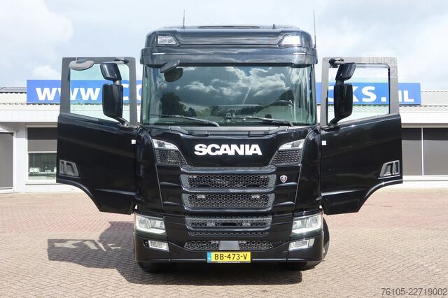 автомобиль-фургон для перевозки автомобилей Scania R500 Oprijvrachtwagen 6x2 Black_Line Stuur_Lift_AS