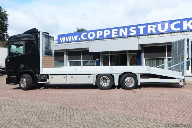 автомобиль-фургон для перевозки автомобилей Scania R500 Oprijvrachtwagen 6x2 Black_Line Stuur_Lift_AS