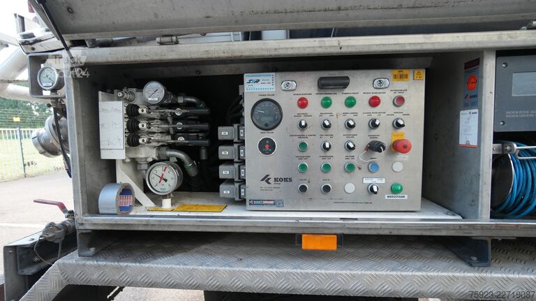 Tank Ligthart 3 axle high pressure and suck 27 m3 tipper tank...