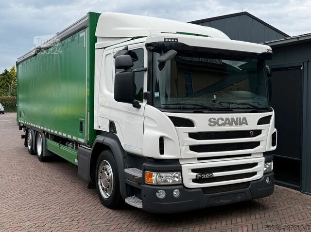 Плъзгащ се брезент Scania P320 Schuifzeil 735x245x215 Steering Axle Navi ...