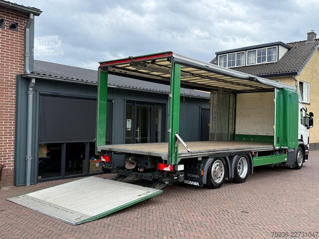 Плъзгащ се брезент Scania P320 Schuifzeil 735x245x215 Steering Axle Navi ...