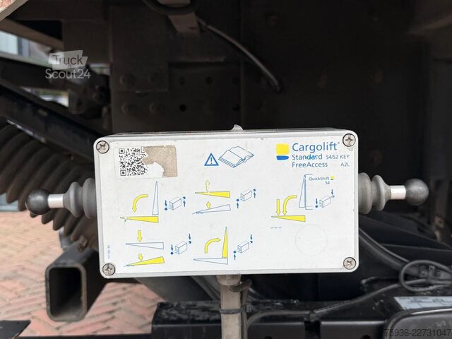 Плъзгащ се брезент Scania P320 Schuifzeil 735x245x215 Steering Axle Navi ...