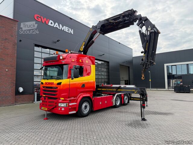 Ağır yük Scania R450 6x2 Palfinger PK 53002+Fly jib,winch Euro6