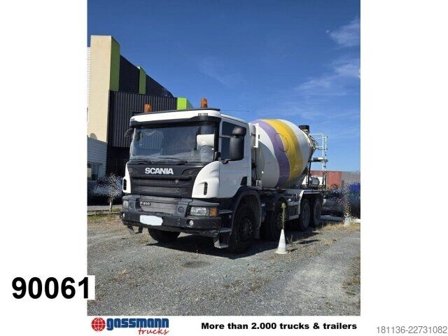 محطة خلط خرسانة متنقلة Scania Scania P 410 8x4, Liebherr Mischer 905 9 cbm
