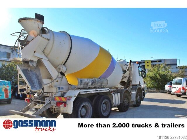 محطة خلط خرسانة متنقلة Scania Scania P 410 8x4, Liebherr Mischer 905 9 cbm