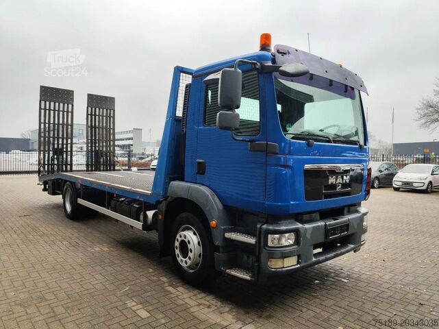 Autotransporter MAN TGM 18.240 4x2 Winch Ramps German Truck!