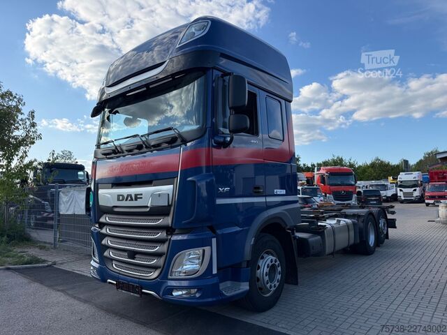 Camion con cassone intercambiabile DAF XF480 6X2*4SSC BDF/Intarder/LENKACHSE/Standklima