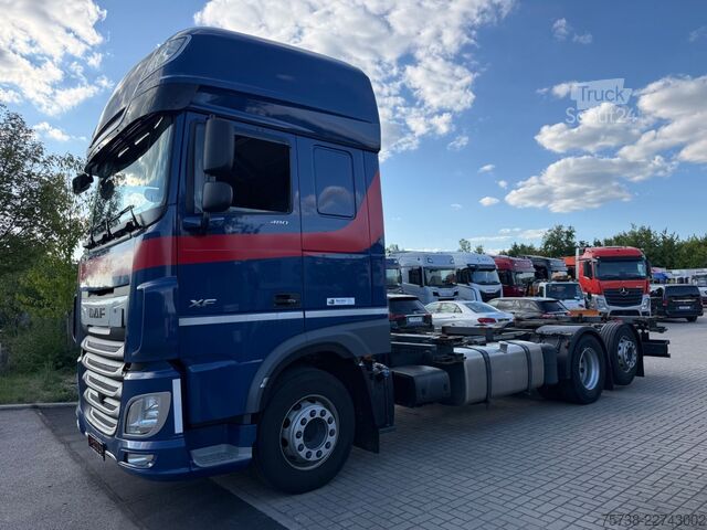Camion con cassone intercambiabile DAF XF480 6X2*4SSC BDF/Intarder/LENKACHSE/Standklima