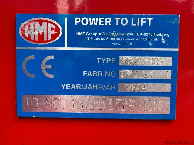 Autokran VOLVO FH540 8x4*4 Crane / Kran HMF 2820 K5 (Year 2024)