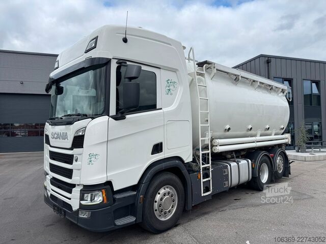 Camion-citerne à vide SCANIA R500 NGS CR20H 6x2 26 m3 Silo