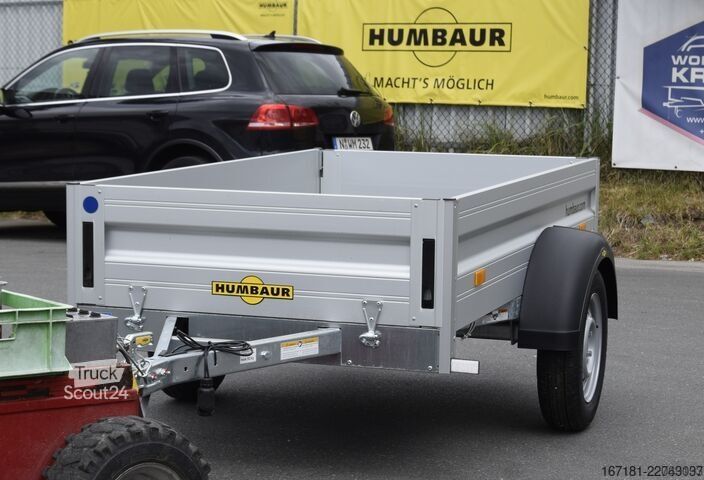 Anhänger mit offener Pritsche HUMBAUR Einachsanhänger HA 752111KV