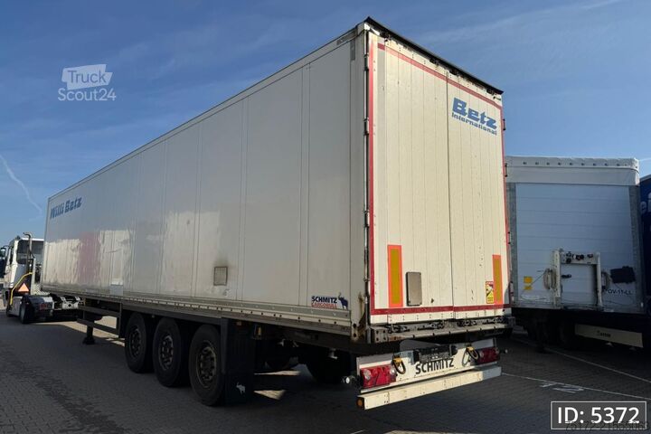 Koffer Schmitz Cargobull SCB/S3B / Disk brakes / Double stock