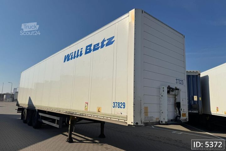 Koffer Schmitz Cargobull SCB/S3B / Disk brakes / Double stock