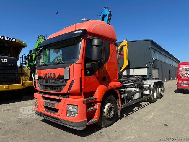 Containertransport (haakarmsysteem) IVECO Magirus AT 260